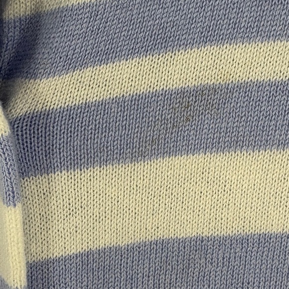 Lord & Taylor Womens Periwinkle Striped Button Up Cardigan X-Large Preppy - Picture 5 of 10